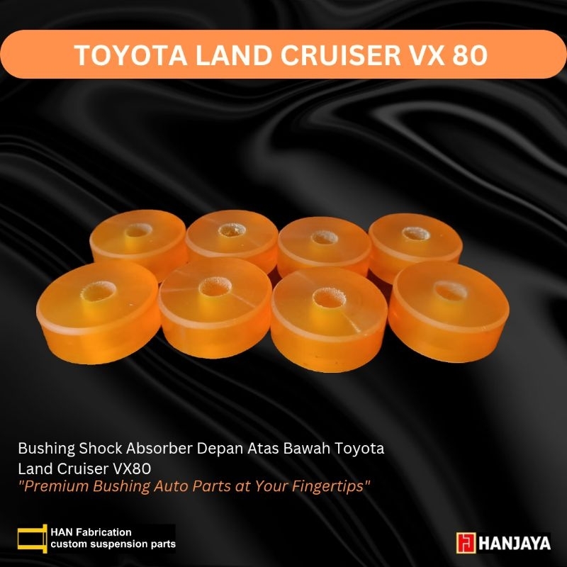 Toyota Land Cruiser VX80 โช้คอัพหน้าแบบกําหนดเอง Bushing ยางโช้คอัพหน้า Land Cruiser VX80