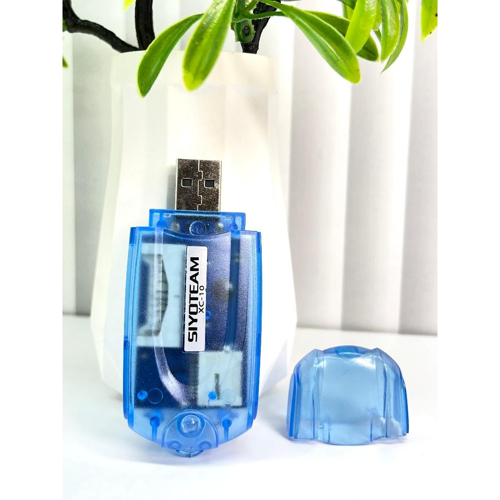 SIYOTEAM XC-10 TRANSPARKENT USB 2.0 CARD READER / 43 IN 1 MULTIFUNCTIONAL USB SIM CARD READER