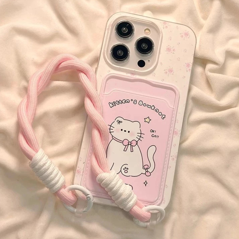 Xiaomi Redmi 13C Poco C65 เคสน่ารักการ์ตูนแมว KITTEN Softcase Casing with ลูกแมว Bowbow Series Card 