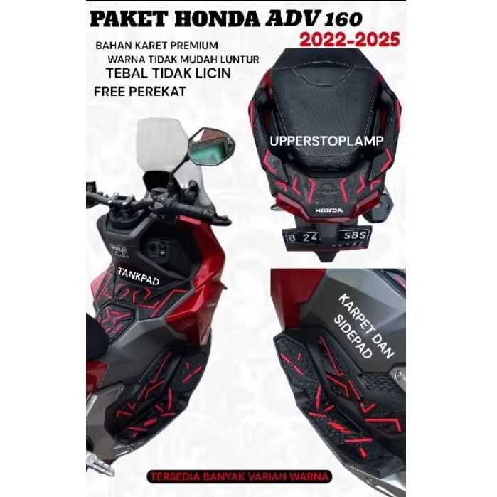 Tankpad Adv 160 2020-2024 อุปกรณ์เสริม adv 160 ฟรี 3M กาววัสดุพรีเมี่ยม