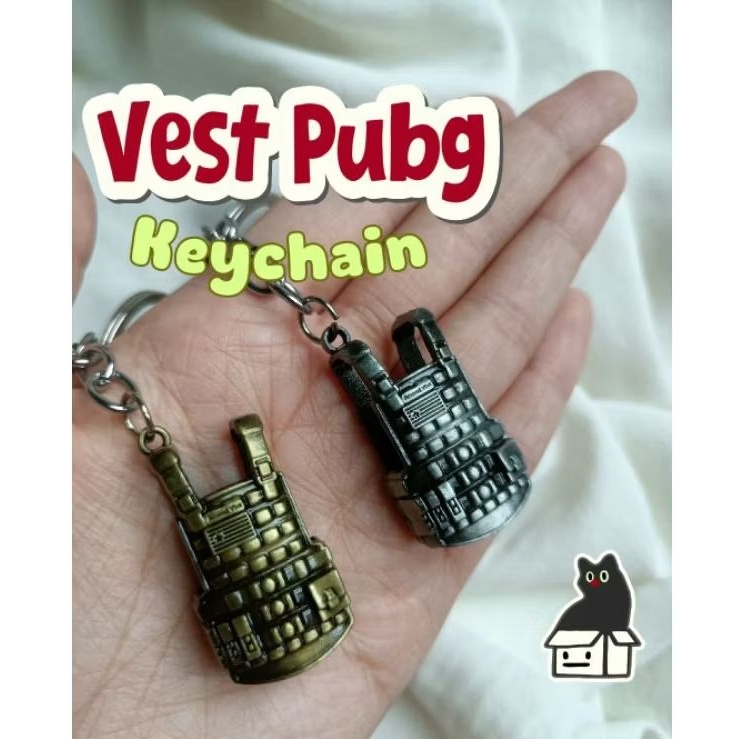 พวงกุญแจ GANTUNGAN PUBG Vest พวงกุญแจเสื้อผ้า PUBG อุปกรณ์เสริม PUBG