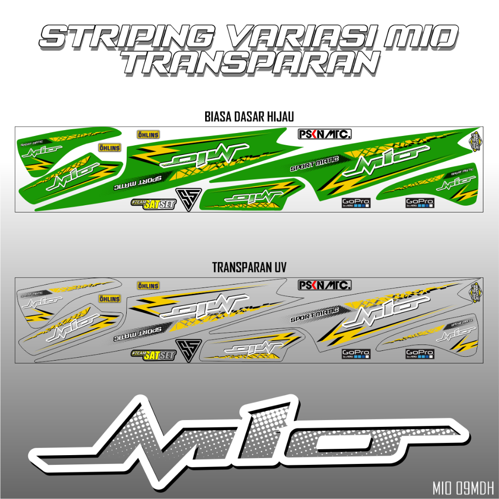 STRIPING VARIATIONS สําหรับ OLD MIO MOTORCYCLE, COOL, SIMPLE, ใหม่ล่าสุด MIO OLD ราคา ถูกที่สุด ดีลบีเคเค แกลเลอรีภาพที่ 4