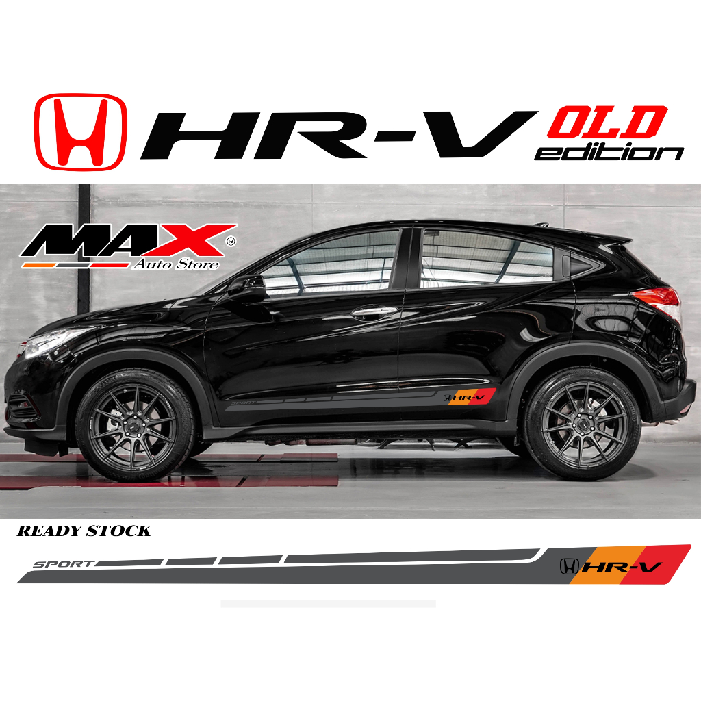 สติ๊กเกอร์ OLD HONDA HRV OLD HRV SIDE BODY STRIPING