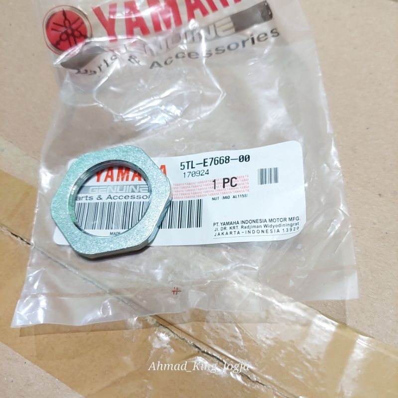 น๊อตลูกรอกคลัตช์คู่ mio sporty smil fino original yamaha 5tl e7668 00
