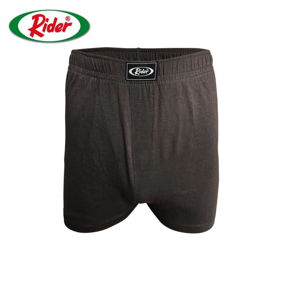 Rider Premium - Loose Mens Boxer R812BCR Charcoal Color, 1 ชิ้น - สีเทา, M