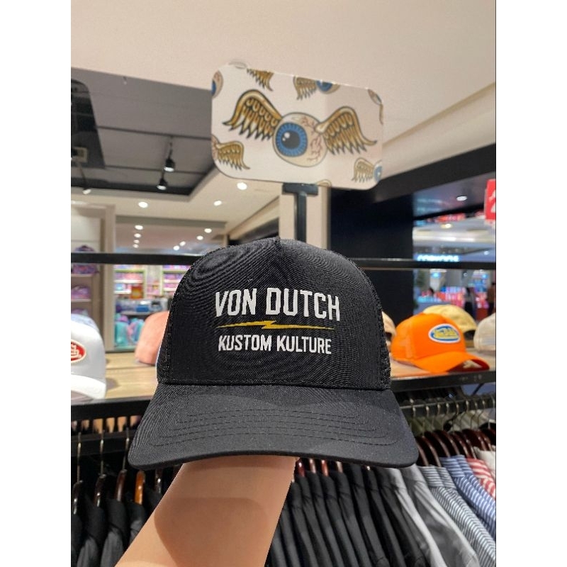 - Vondutch Cap Men - หมวกผู้ชาย Von Dutch - สีดํา