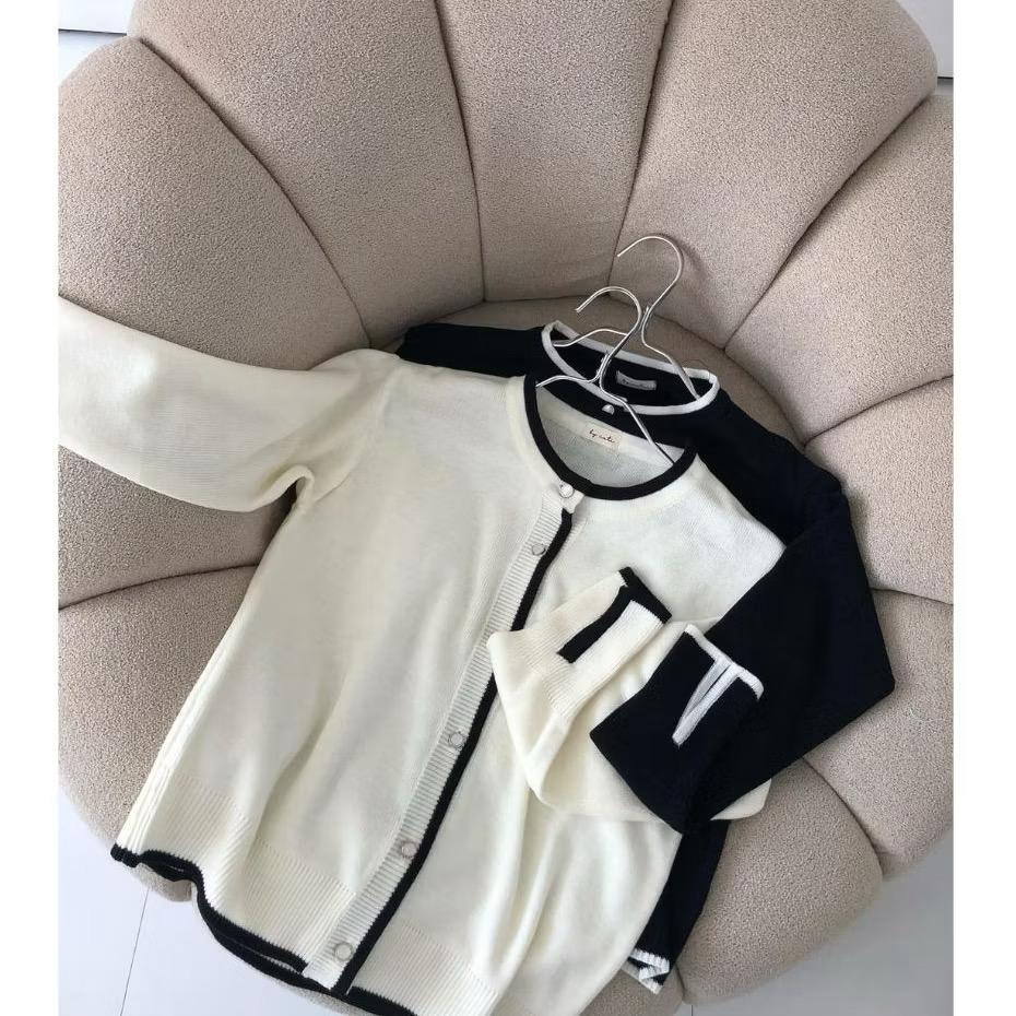 LILI KNITWEAR CARDIGAN - PLAIN LONG SLEEVE CARDIGAN