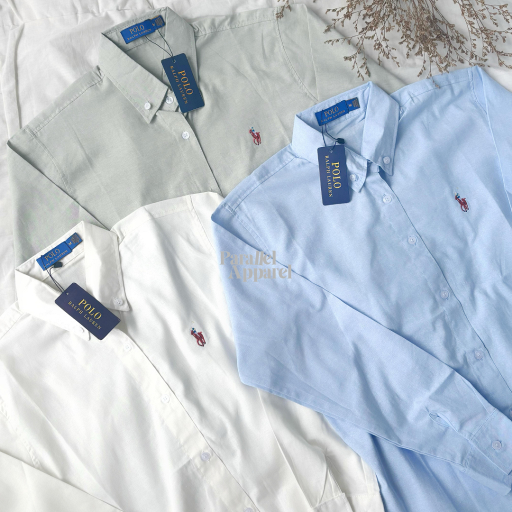 PRL เสื้อ Oxford Classic Fit