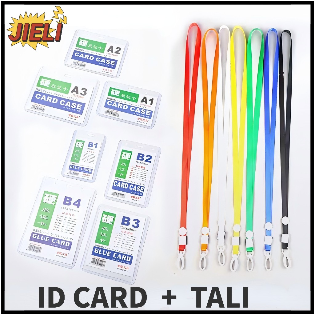 GANTUNGAN ID CARD CASE + STRAP ป้ายชื่อ ID Card Holder Name Card Holder / B4/ B3/ B2/ B1/ A1/ A2/ A3