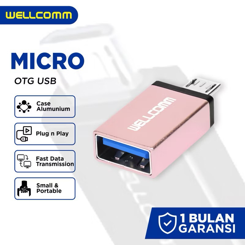 WELLCOMM OTG MICRO สําหรับอะแดปเตอร์ ANDROID/TAB OTG