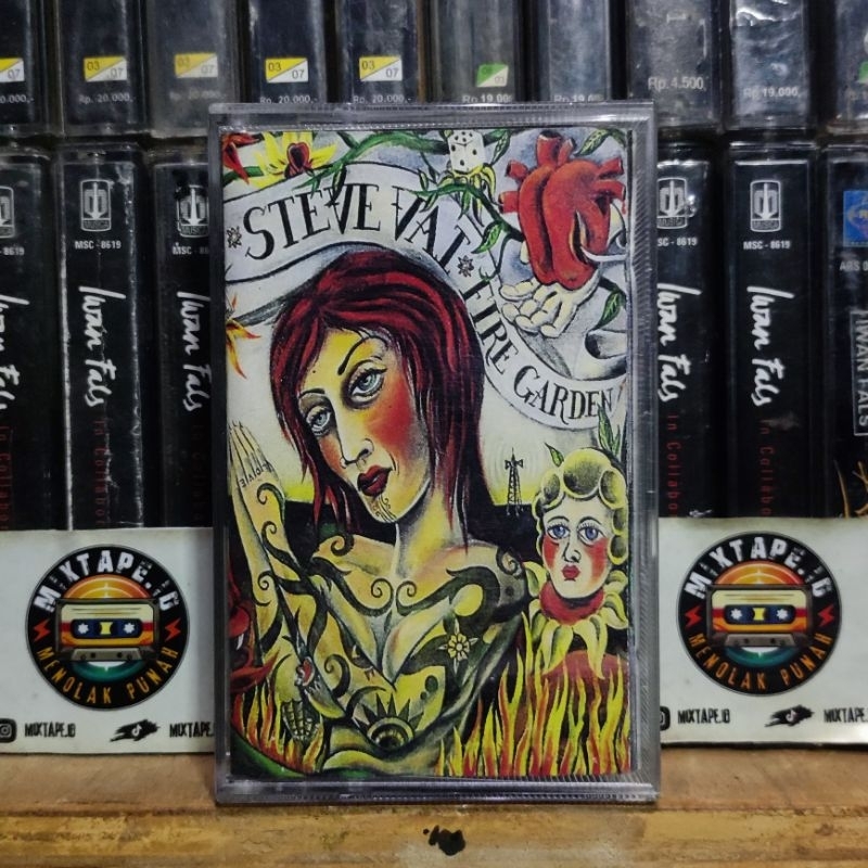 Tape Cassette - Steve Vai - Fire Garden - Radio Tape - Cassette - Radio - Cassette Player - Retro - 