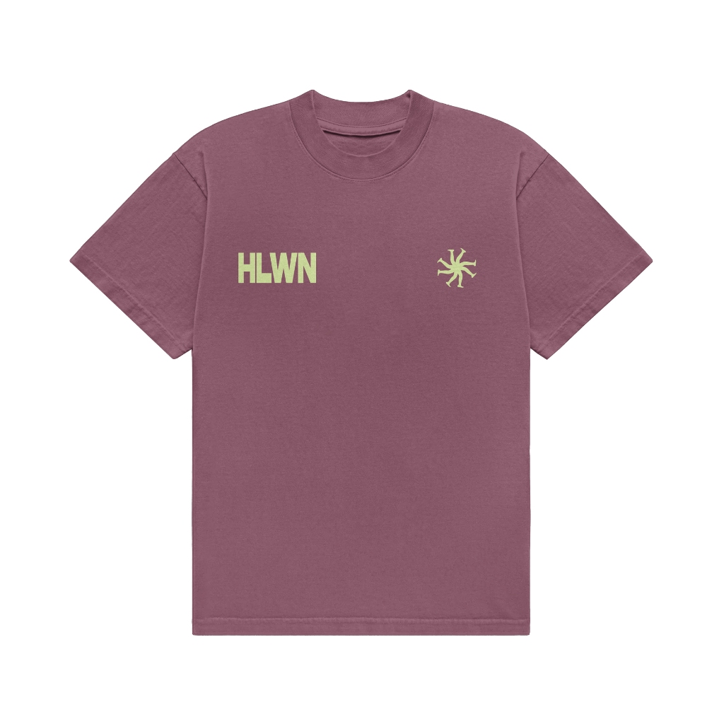 HLWN Running เสื้อยืดแขนสั้น Unisex สีม่วง - OCRD