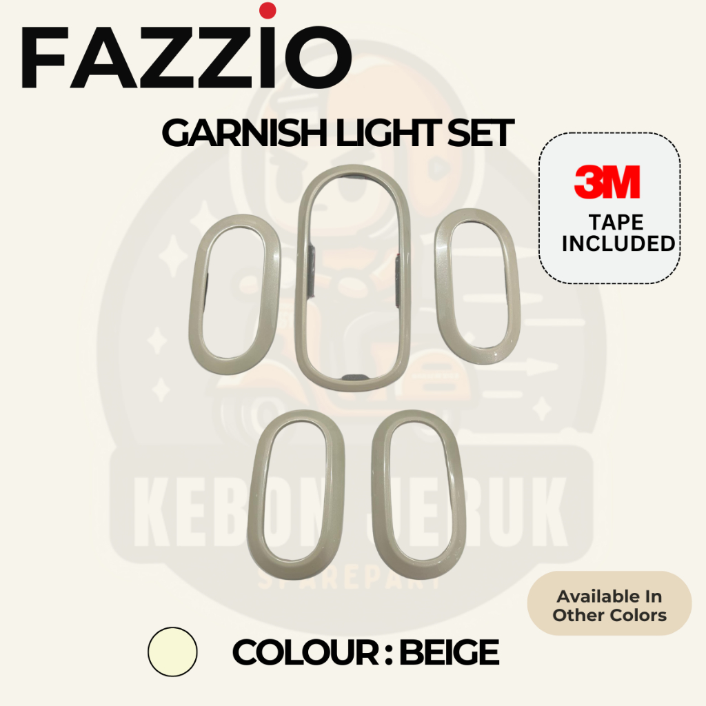 Yamaha Mio Fazzio Garnish Light Cover Light Trim Set ครีมคุณภาพสูง