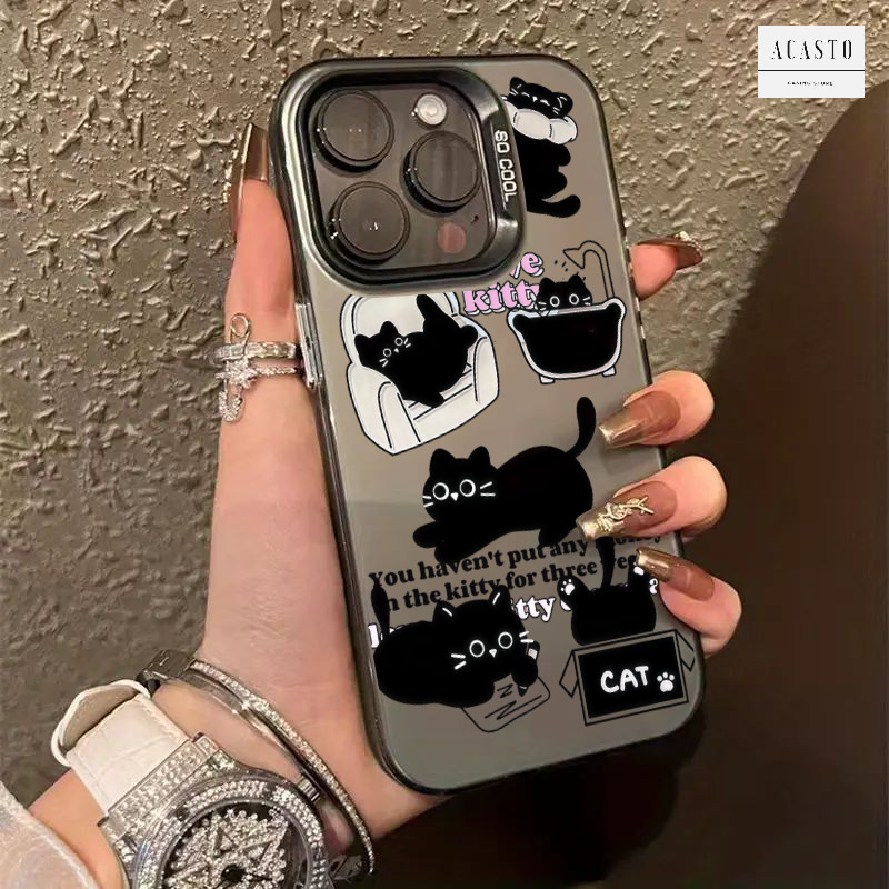 Ac216 SOFTCASE SILICONE CASE IMD HOLOGRAM สําหรับ OPPO A54 A55 A57 2022 A77S A58 A78 A60 A71 A74 A95