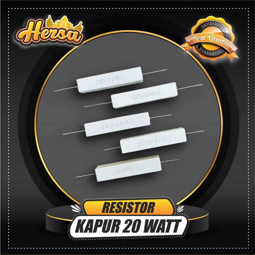 ตัวต้านทาน 20 วัตต์ 1R8 18Ohm 20Ohm 47Ohm
