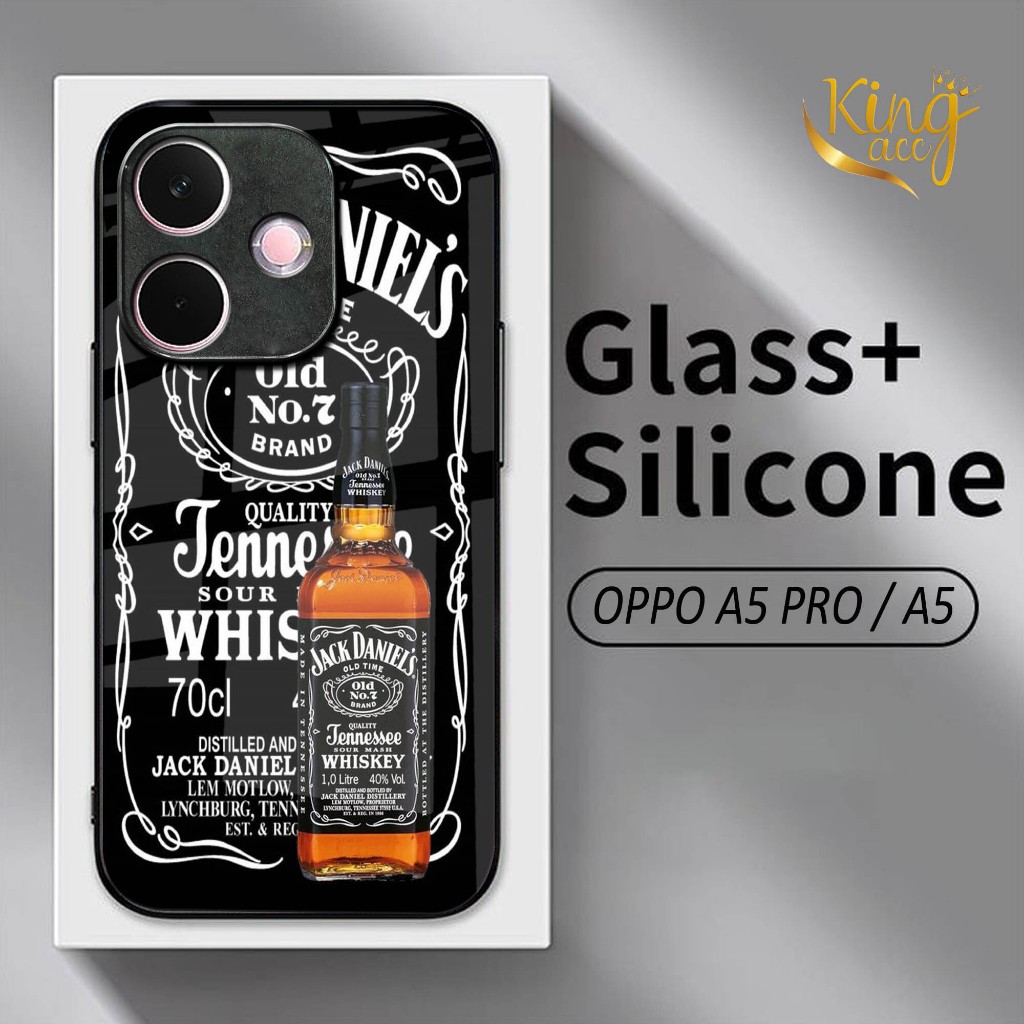 HP Glitter Glass เคสโทรศัพท์สําหรับ OPPO A5 PRO 5G - เคสโทรศัพท์ OPPO A5 PRO 5G - K07