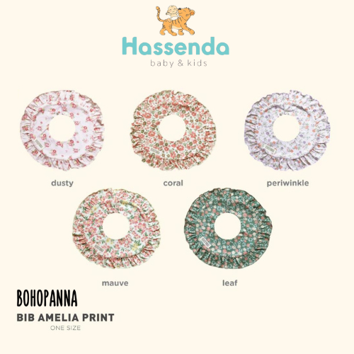 BOHOPNA BIB Amelia Print & Yvonne Ruffle Bib