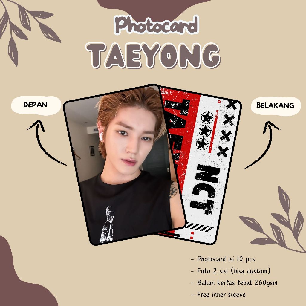 (10 ชิ้น) NCT TAYONG PHOTOCARDS