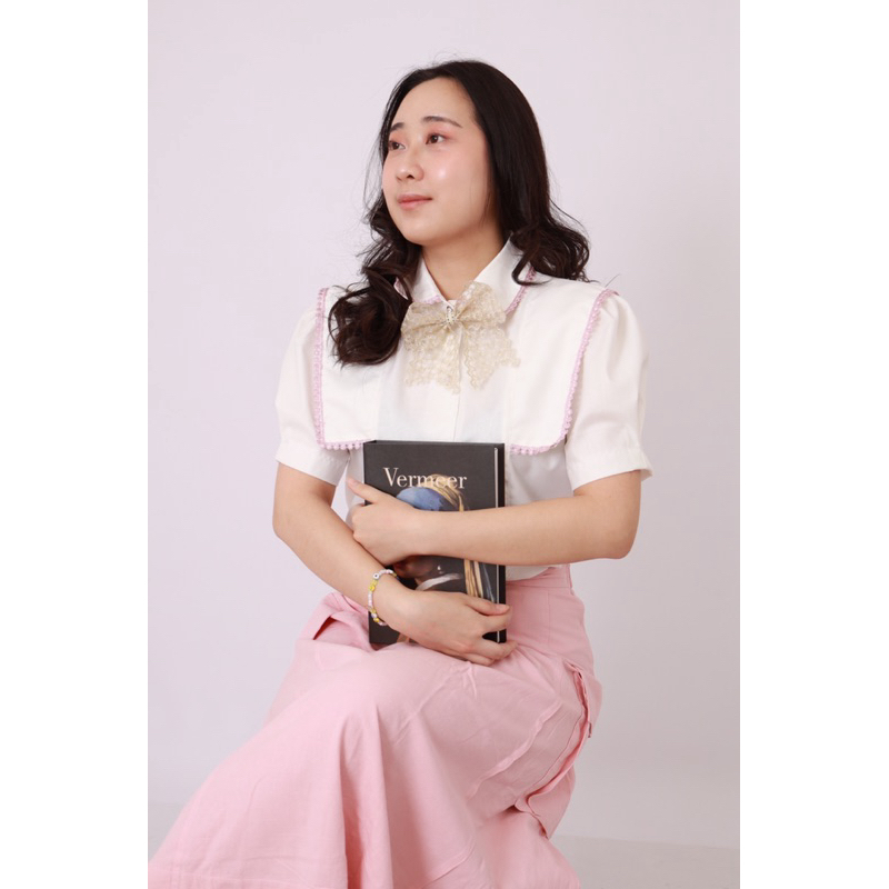 Kameja Claryn BLOUSE | เสื้อเชิ้ตผู้หญิงเกาหลี | เสื้อทํางานผู้หญิง