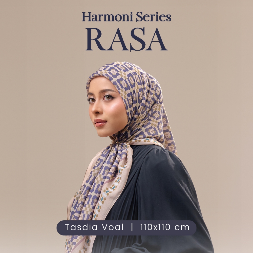ZM Zasa Mecca - Tasdia Voil Hijab Motif Scarf Flavour - Harmony Series