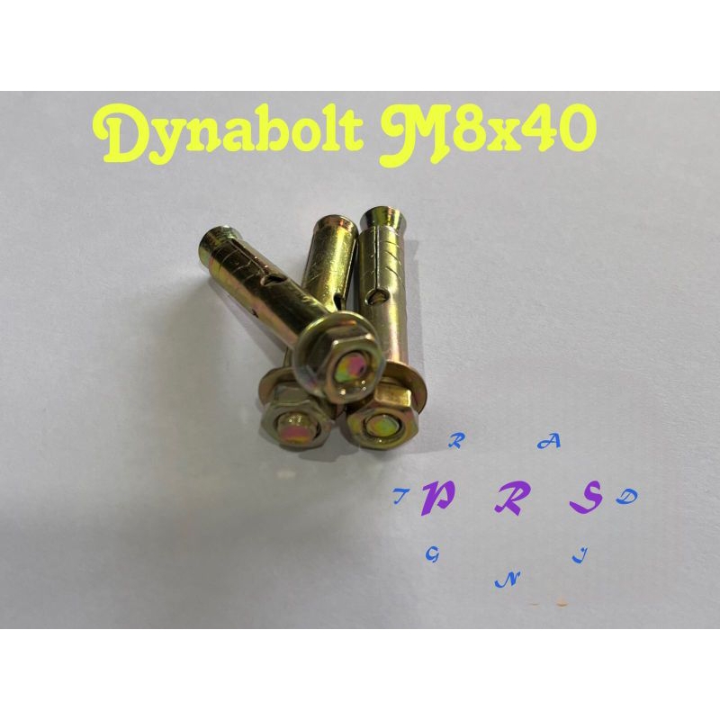 Dynabolt สีเหลือง M8x40/dynabolt 8/dynabolt m8x40/สลักเกลียวขยาย m8x40
