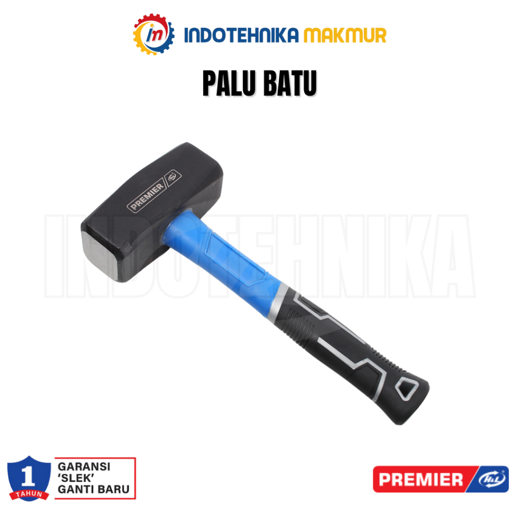 Bodem Hammer Rubber Handle Stone Hammer 1000g 2000g ค้อนช่างไม้ HL PREMIER