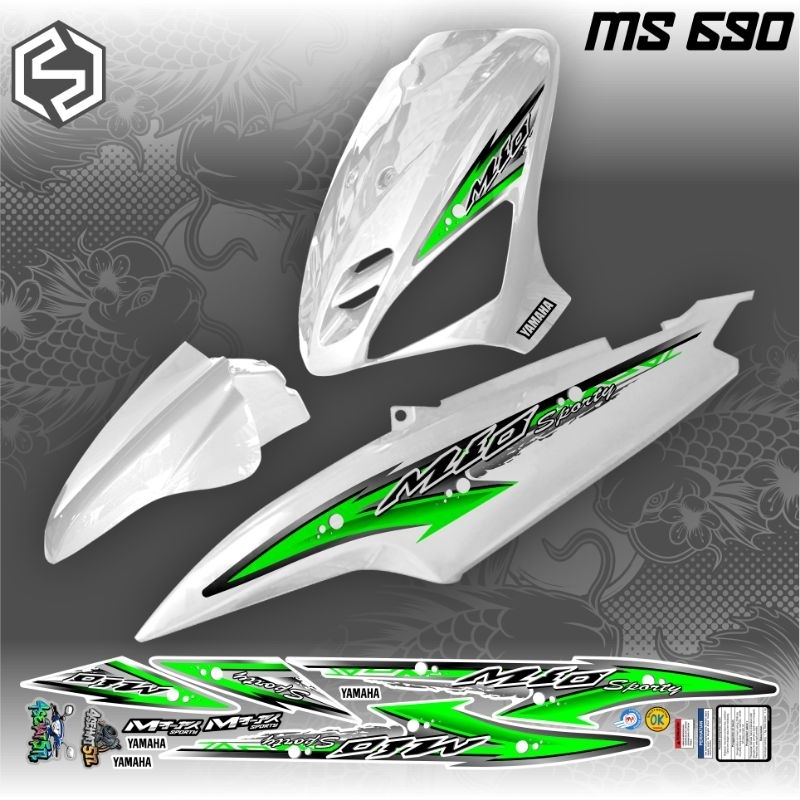 ประเทศไทย Mio sporty/Mio smile ms 686/694 ทะลุทะลาย