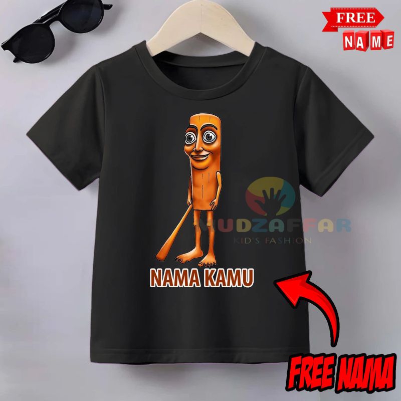 (ฟรีชื่อ) เสื้อยืด CHILDRENS TUNG TUNG SAHUR CHILDRENS TUNG TUNG SAHUR