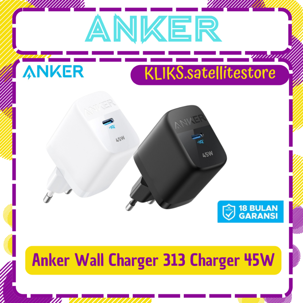 Anker Wall Charger 313 Charger 45W-A2643
