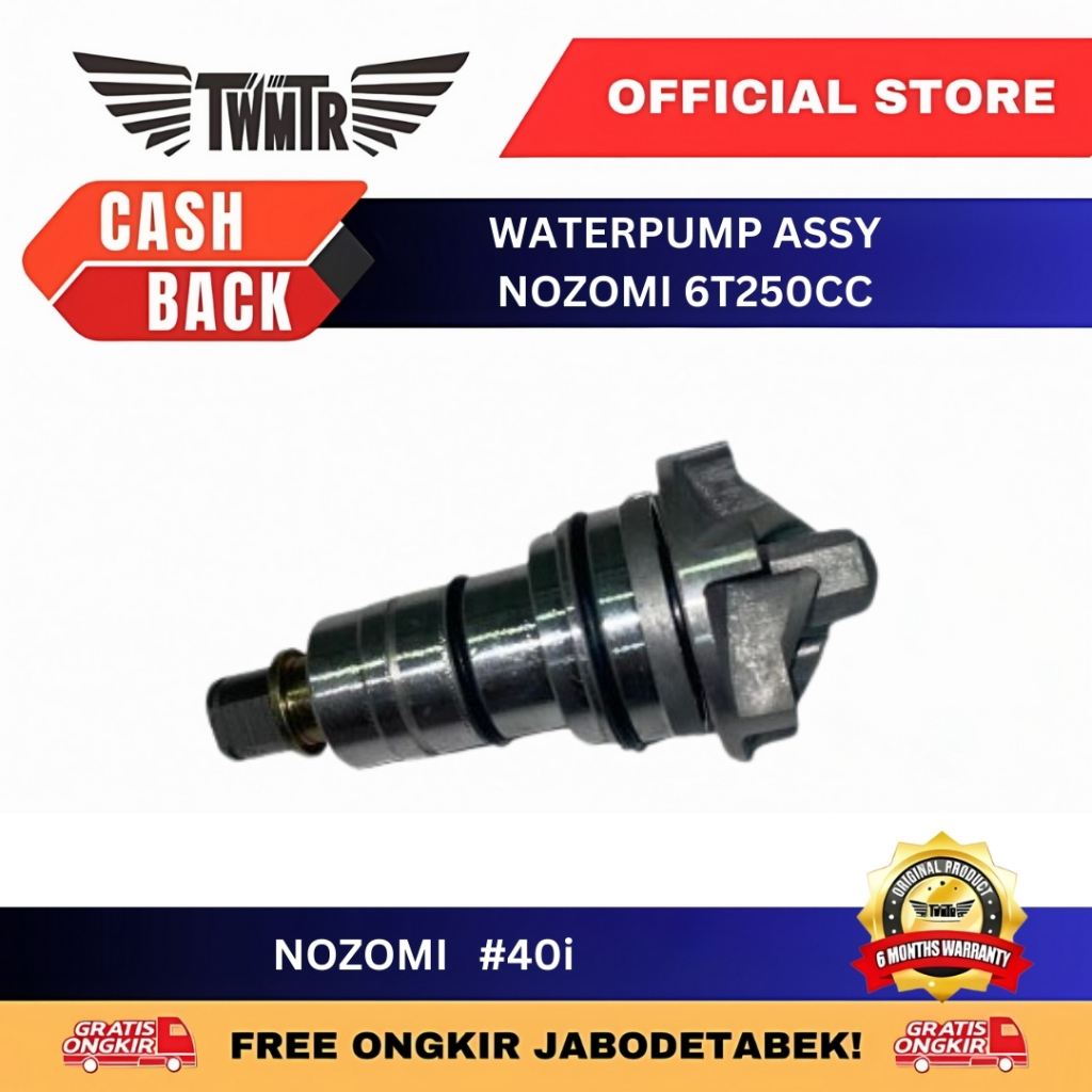 TWMTR 40I - ปั๊มน้ํา ASSY NOZOMI 6T/250CC/ปั๊มน้ํา NOZOMI ชุด/ปั๊มน้ํา NOZOMI ชุด TRIWHEEL MOTORCYCL
