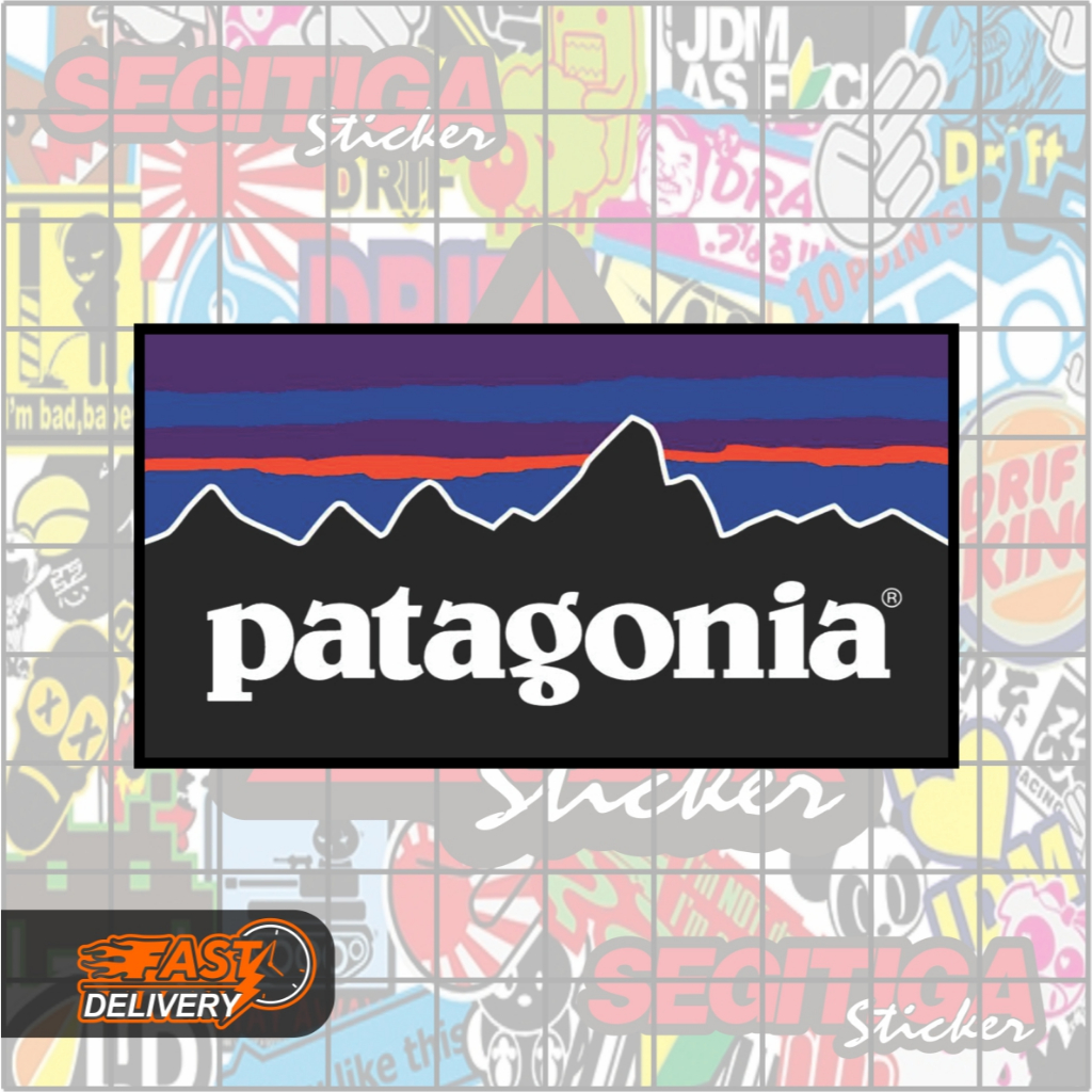 สติ๊กเกอร์ Patagonia ขนาด 7.5 x 4 ซม