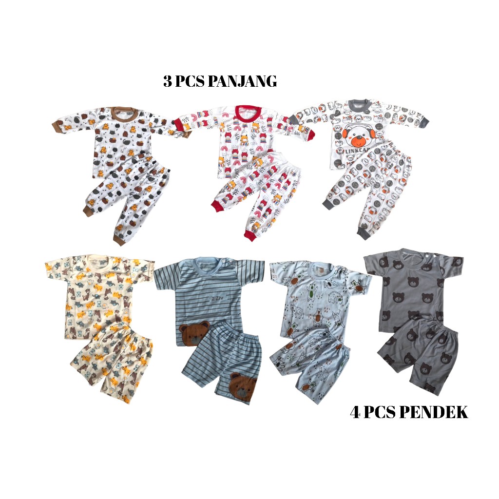 BUSINESS PACKAGE GET 7 CLOTHES, 7 PANTS, BABY CLOTHES SET PACKAGE 3-15 MONTHS