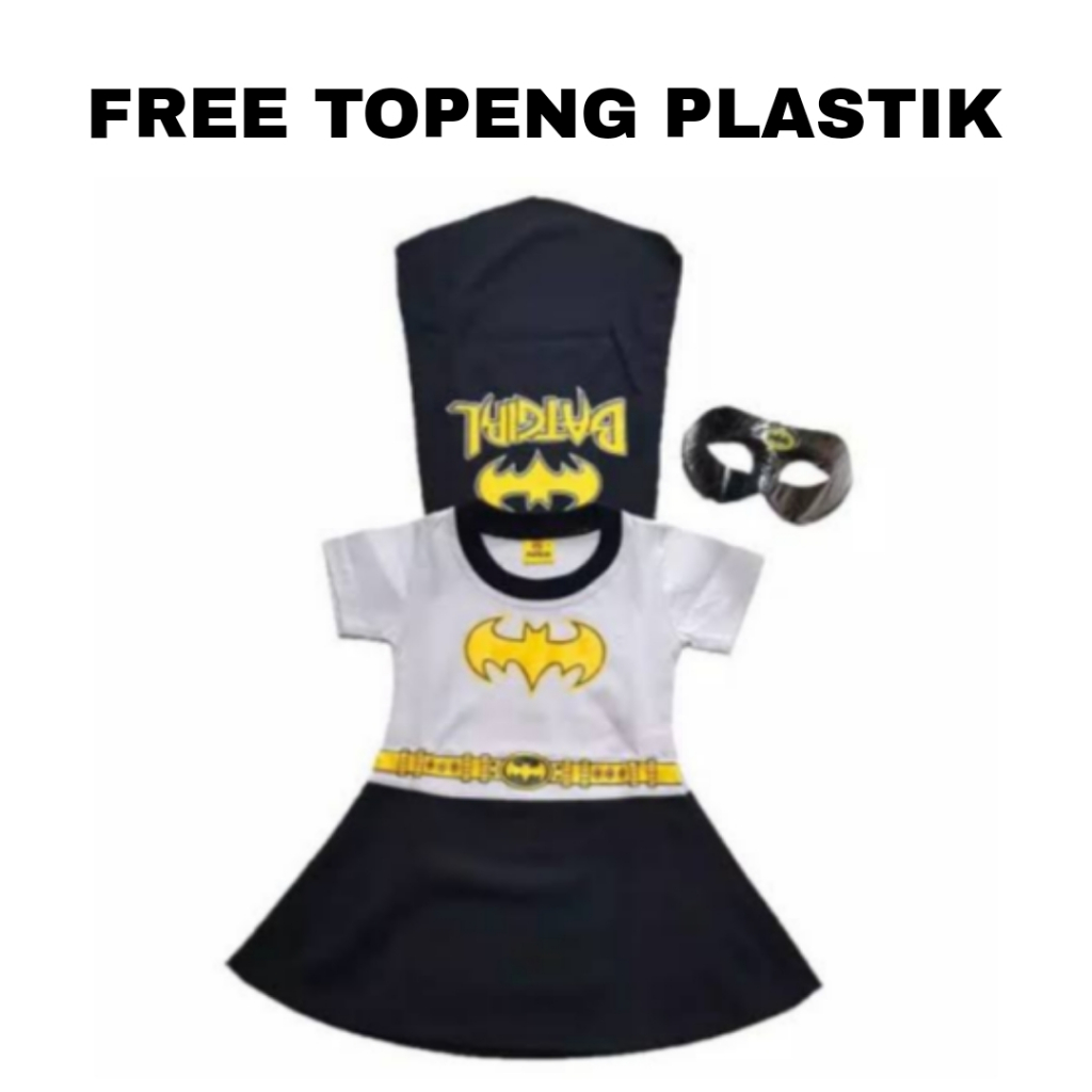 COSTUME ของ BATGIRL ล่าสุดพร้อมหน้ากากและปีกฟรี BATMAN MASK FOR GIRL