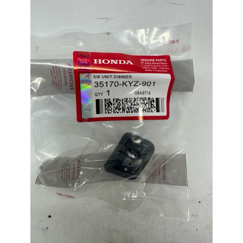 Switch Unit Dimmer Part Code: 35170-KYZ-901 HONDA VARIO 125 BEAT REVO FI BLADE 110 POP