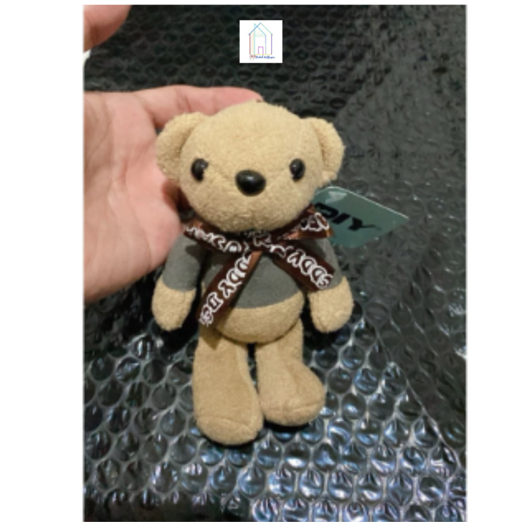 พวงกุญแจหมี GANTUNGAN 12 ซม. MR. พวงกุญแจ DIY หมี