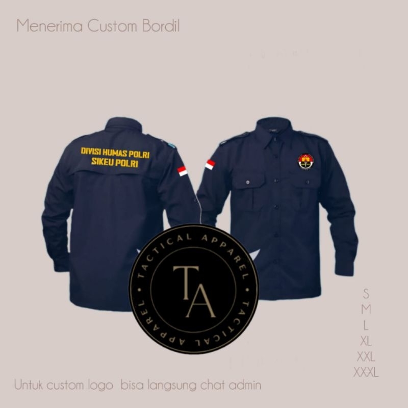 KEMEJA POLICE PUBLIC RELATIONSHIP DISTRIBUTION เสื้อ POLICE SIKEU