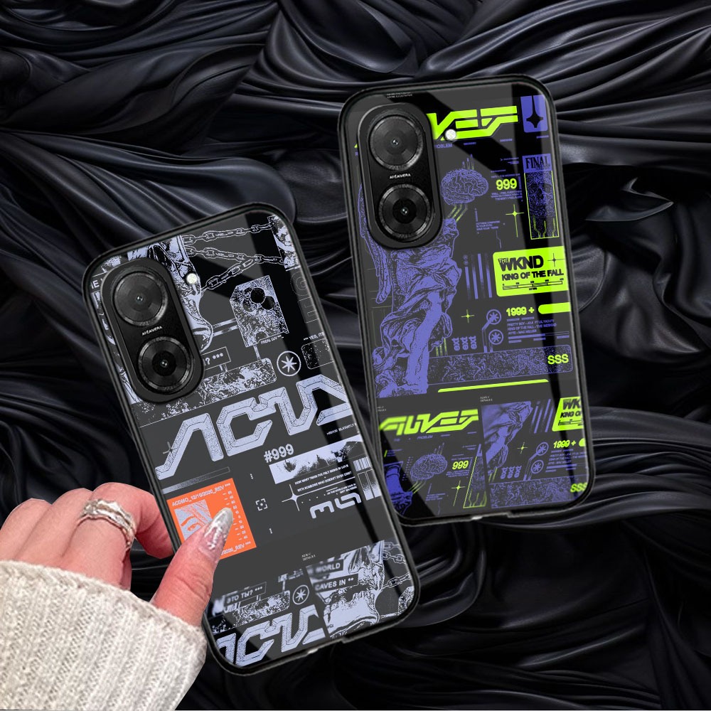 ล่าสุด Redmi A5 Glass Softcase 2025 - เคส Redmi A5 - เคส Redmi A5 HP - เคส Redmi A5 HP คลุมทั้งหมด ต