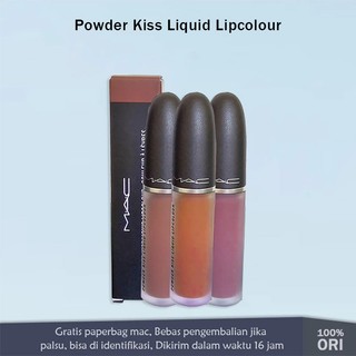 MAC POWDER KISS MATTE LIQUID LIPSTICK  #979 988 989 990 991 998 982 994