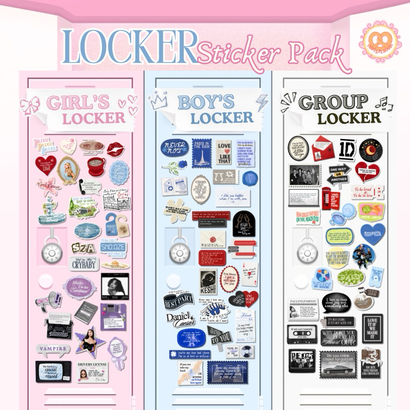 LOCKER Sticker Pack (GIRLS, BOYS, GROUP)