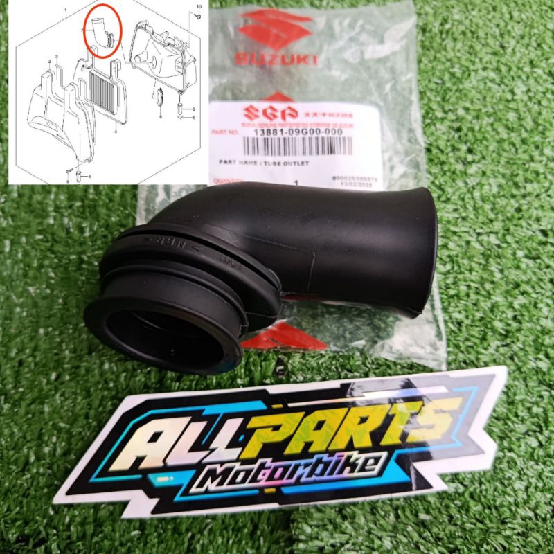 SMASH / SHOGUN 125 R,FD / 13881-09G00 ยางกล่องกรองอากาศ SGP ดั้งเดิม