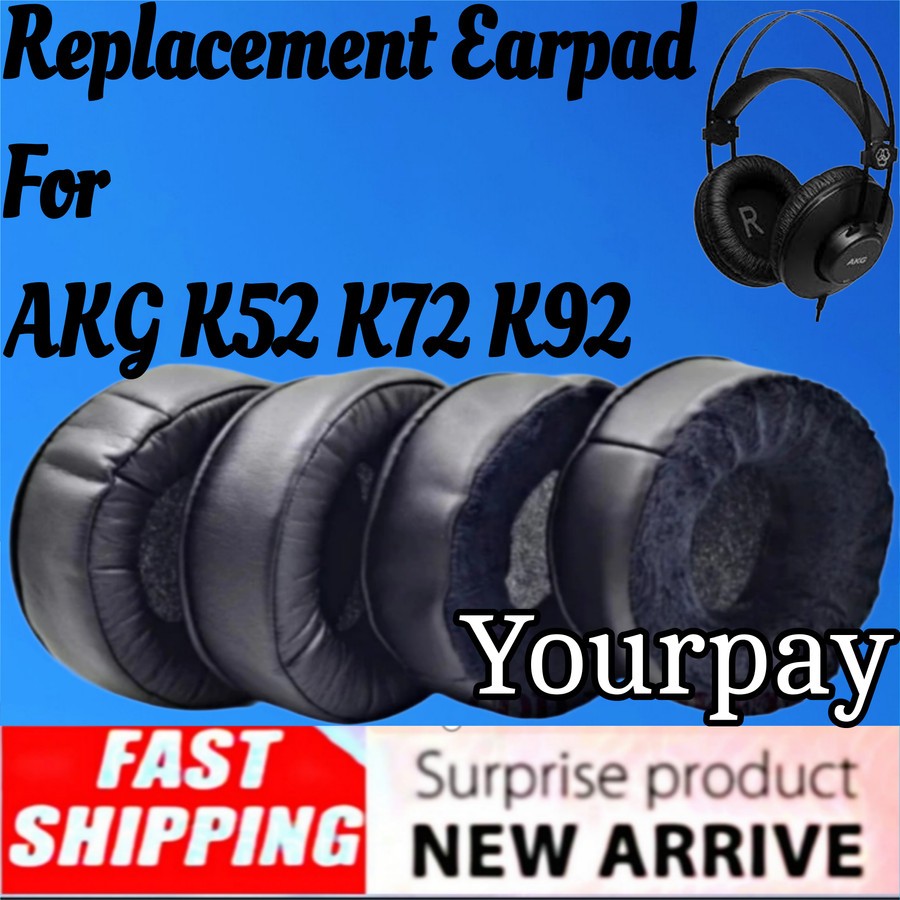 Earcup Foam Earpad Headphones AKG K52 K72 K92 - Foam AKG K 52 72 92