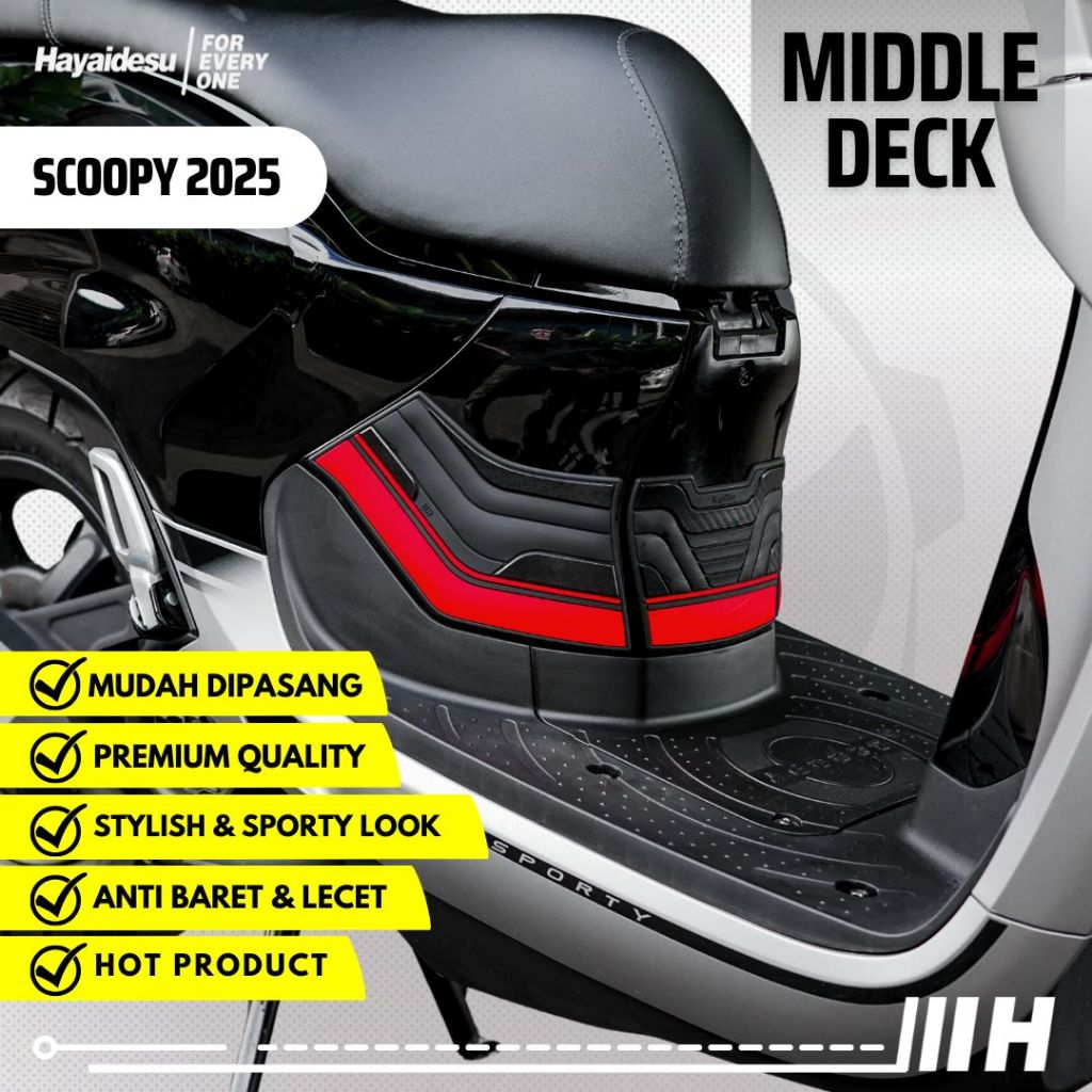 Hayidesu Scoopy 2025 Body protector MIDDLE DECK Cover