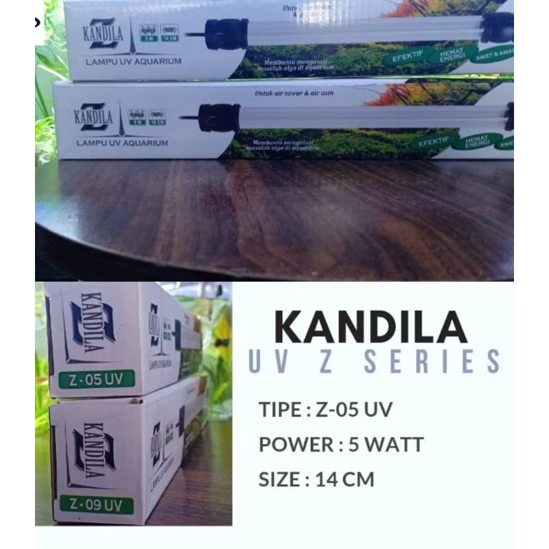 Kandila Official Z Series UV Lamp Ultra Violet Aquarium Lamp เพื่อรักษาสาหร่าย
