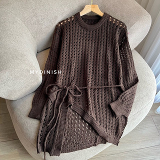 Denan Blouse Jaring Rajut Atasan Wanita Terbaru Korean Style