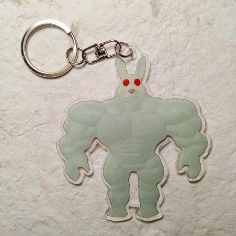 GANTUNGAN Ganci Easter Bunny Dead Rails พวงกุญแจ Easter Bunny Dead Rails พวงกุญแจ