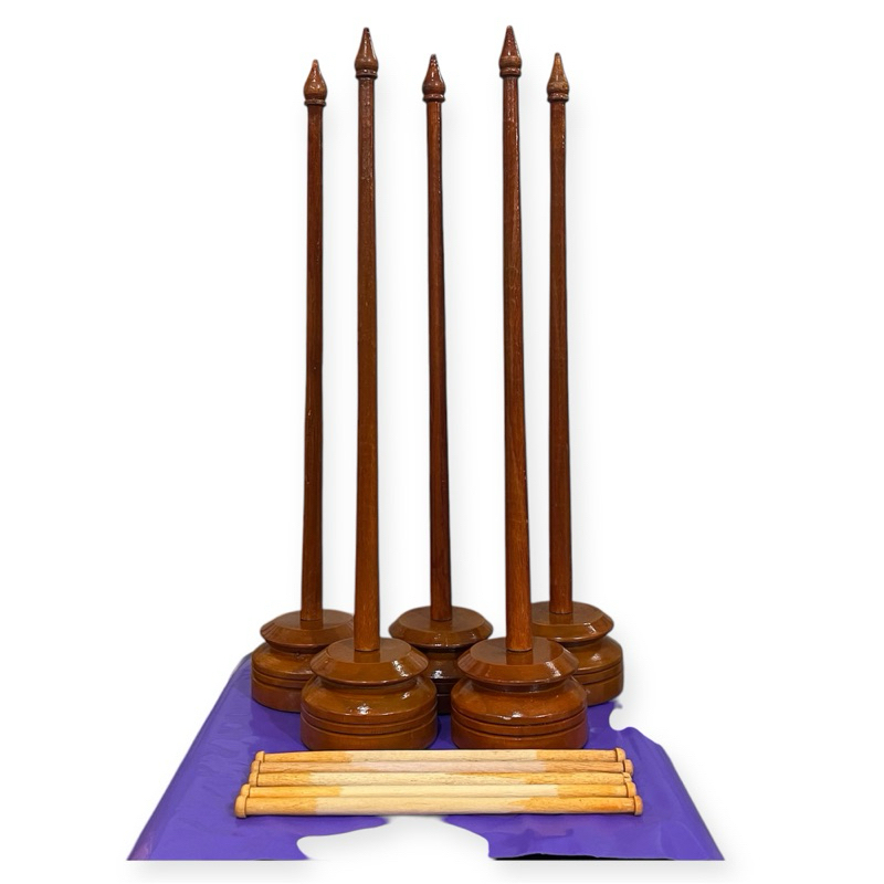 Lancar Jaya Adventing Table Flag Vandel Pole/Table Flag Pole/ชุดเสาธง/เสาธงทําจากไม้คุณภาพ