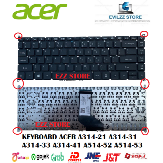 TOMBOL คีย์บอร์ด ACER TRAVELMATE P214 P214-51 P2144-5G P214-52G P214-53 P214-53G P40-41 P40-51 P40-5