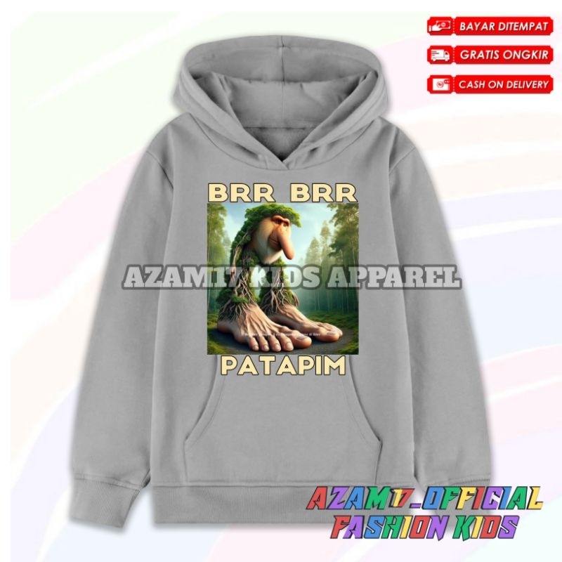 ANOMALI BRR BRR PATAPIM CHILDRENS JACKET HOODIE ฟรีชื่อ / ANOMALI BIR PATAPIM CHILDRENS SWETER HOODI