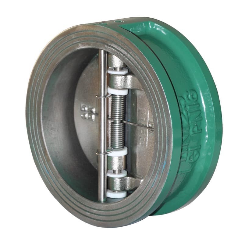 Gala Wafer Check Valve แผ่นเหล็กหล่อ 2 นิ้ว SS 304 PN16