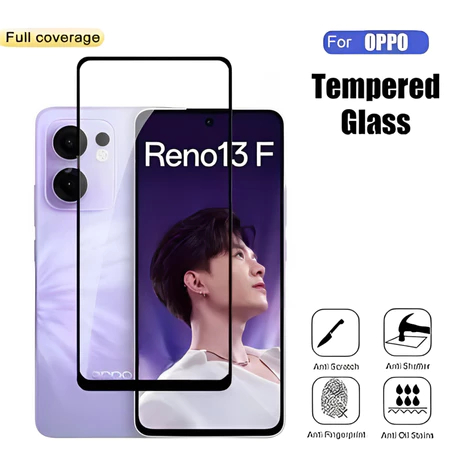 TEMPERED GLASS FULL OPPO A5 PRO / RENO 13F 4G / RENO 13F 5G / A5X 4G / A5X 5G / A5 4G / A5 5G / K13 